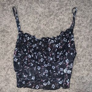 Flower crop top